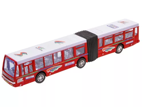 Lendkerekes csuklós busz - 40 cm, többféle