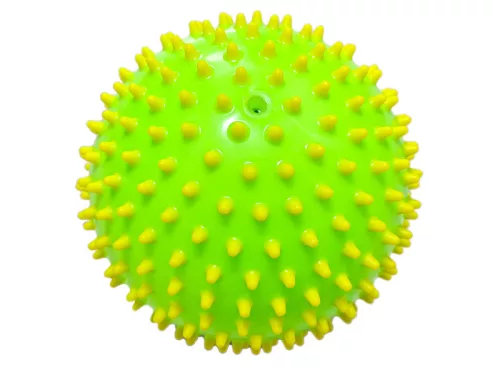 Műanyag masszázs labda 110g 15 cm többféle