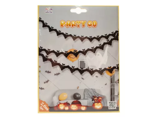 Halloween fűzér denevéres 3m