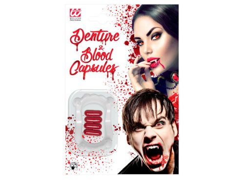 Halloween művér kapszula, műfoggal