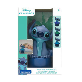 Éjszakai fényt adó Stitch figura & hangszoró