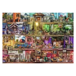 Puzzle 1000 db - Kutyus könyvtár