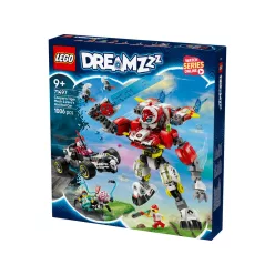   LEGO Dreamzzz 71497 Cooper tigrisrobotja és Zero Hot Rod autója