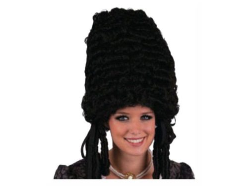 Pompadour paróka - fekete, univerzális méret