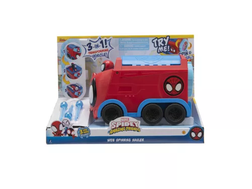 Spidey Pókember és barátai átalakuló jármű (több karakterrel, kilövővel)