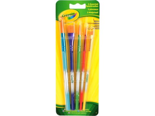 Crayola: 5 darabos ecset