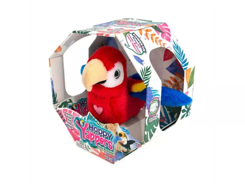 Happy Yappers, piros papagáj
