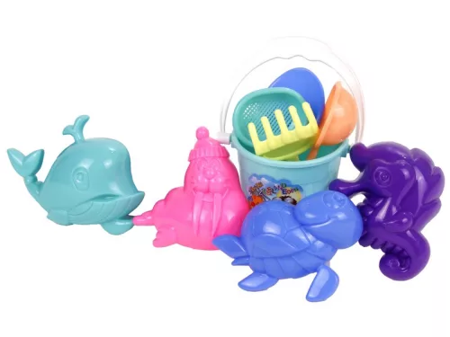 Homokozó hálóban 9 darabos készlet