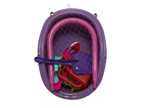 Homokozó készlet talicskában - 7 darabos, többféle