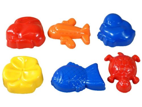 Homokozó forma 6 darabos készlet - többféle