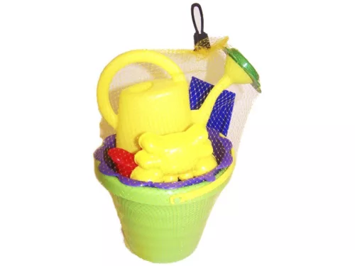 Hullámos homokozó készlet kannával