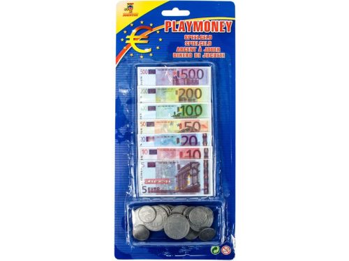 Euró játékpénz készlet