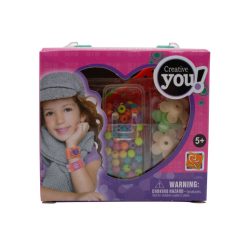 Virágos gyöngyfűző készlet - többféle