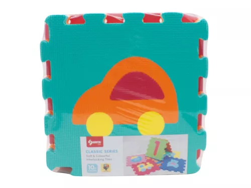 Járművek 10 darabos habszivacs szőnyeg puzzle