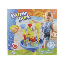 Homokozó asztalka vízimalmokkal