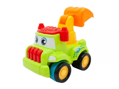 Lendkerekes létrás kisautó - 10 cm