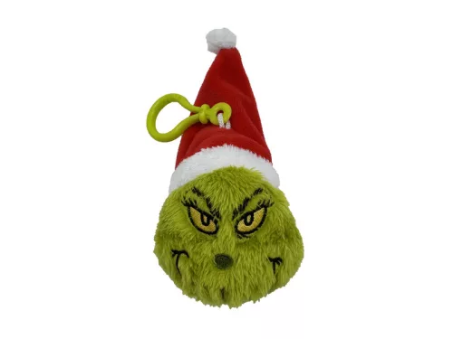 Grincs sapkában táskaklipp, 8 cm-es