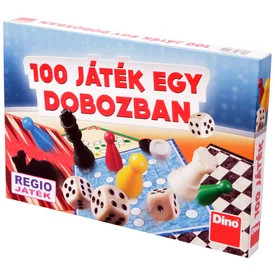 Dino 100 játék egy dobozban társasjáték-gyűjtemény