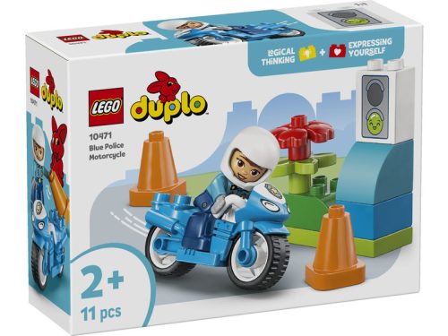 LEGO Duplo town 10471 Kék rendőrségi motorkerékpár