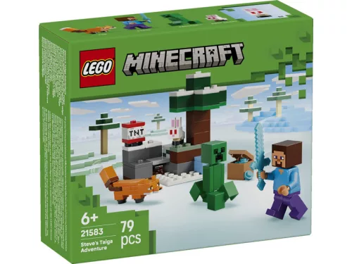 LEGO Minecraft 21583 Steve tajgai kalandjai