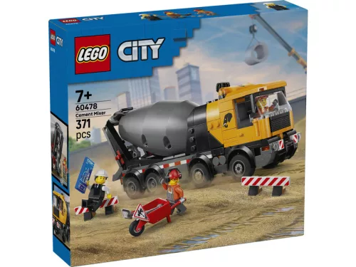 LEGO City 60478 Betonkeverő teherautó