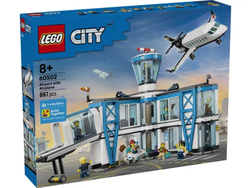 LEGO City 60502 Repülőtér egy repülőgéppel