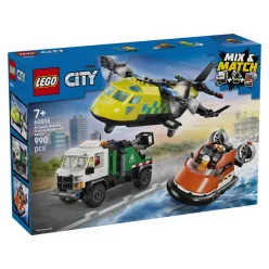   LEGO City 60505 Repülőgép, emelőkosaras kocsi és légpárnás jármű remix