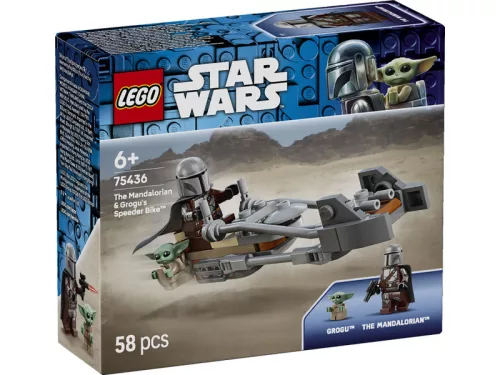 LEGO Star Wars 75436 A Mandalóri és Grogu speeder bike-ja