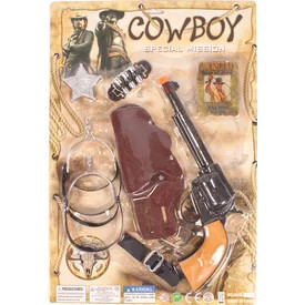 Cowboy fegyver és kiegészítő készlet