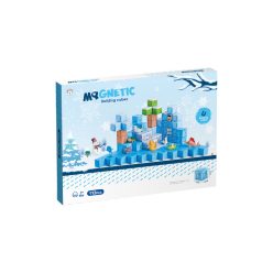   Mágneses építőkockák - jeges tenger állatokkal 112 db/cs