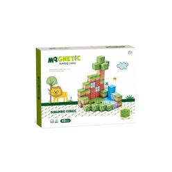 Mágneses építőkockák - szafari 48 db/cs