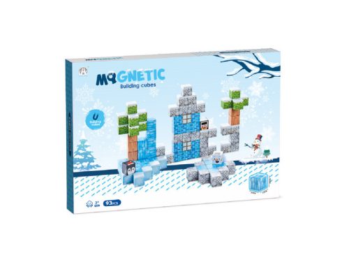 Mágneses építőkockák - havas táj 93 db/cs