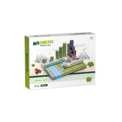 Mágneses építőkockák - zöld város 169 db/cs