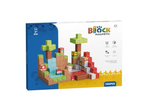 Mágneses építőkockák - erdő146 db/cs