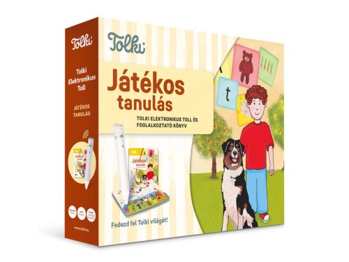 Tolki- Játékos tanulás szett ( könyv+toll)