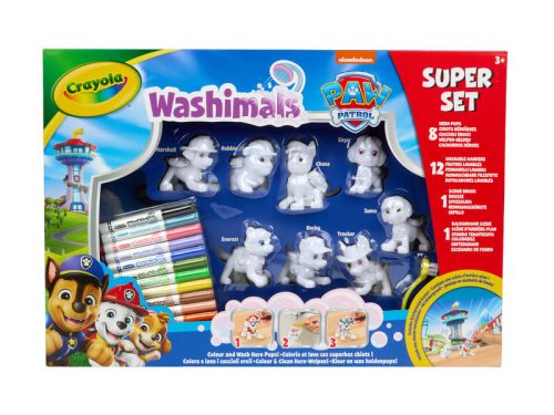 Crayola Washimals Mancs őrjárat szuper készlet