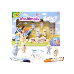 Crayola Washimals matrica kérszlet Bluey