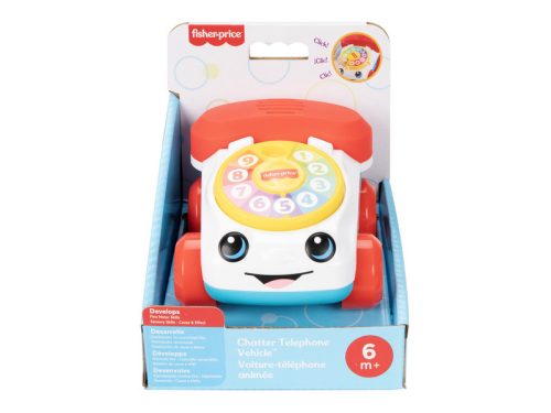 Fisher-Price tili-toli fecsegő telefon  kisautó