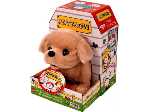 Sétáló Golden retriever kutyus - 20 cm