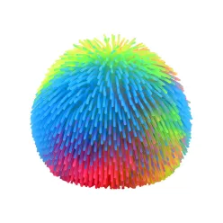 Szivárványos fluffy labda, 22 cm