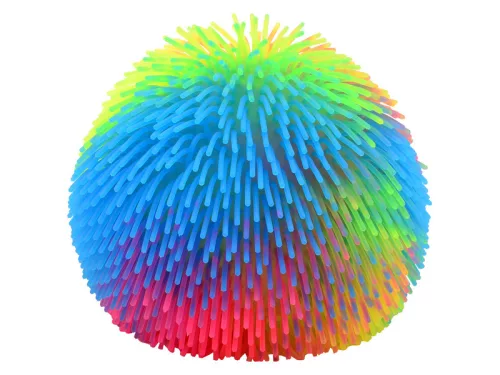 Szivárványos fluffy labda, 22 cm