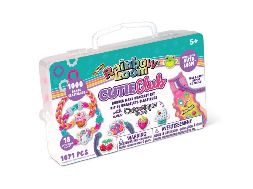 Rainbow Loom, Cutie club gumikarkötőkészítő szett