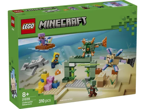 LEGO Minecraft 21598 Víz alatti kalandok
