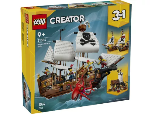 LEGO Creator 31387 Ikonikus kalózhajó