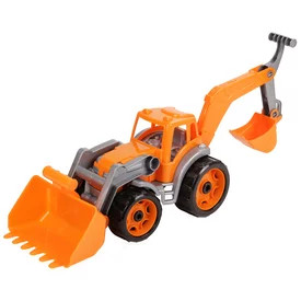 Műanyag traktor markolókkal - 50 cm, többféle