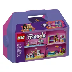 LEGO Friends 42697 Kreatív, bőröndalakú babaház