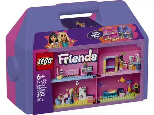 LEGO Friends 42697 Kreatív, bőröndalakú babaház