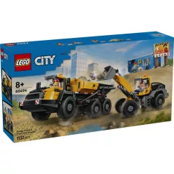   LEGO City big Vehicles 60494 Homlokrakodó és billenőplatós teherautó