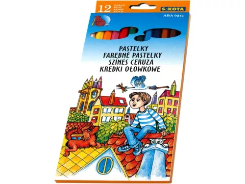 Mártott színes ceruza 12 darabos készlet