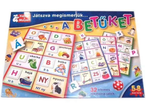 Játszva megismerjük a betűket társasjáték